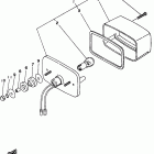 KODIAK 4WD-YFM400FWK Задний фонарь