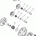 BIG BEAR 4WD-YFM350FWBJ Муфта стартера