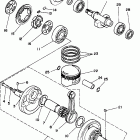 YFM350XJ_M/YFM350XJ Коленчатый вал и Поршень