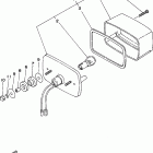 KODIAK 4WD-YFM400FWG_ Задний фонарь