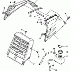 YFZ 350 БОКОВАЯ КРЫШКА