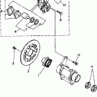 YFZ350G_MN Задний тормозной суппорт
