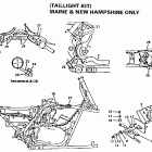 YFZ 350 - Maine & New Hampshire Taillight kit (maine & new hampshire only)