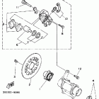 YFZ 350 Задний тормозной суппорт