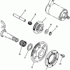 BIG BEAR 4WD YFM350FWD Муфта стартера