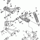 BIG BEAR 4WD YFM350FWD Front suspension - wheel