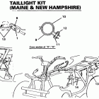 BIG BEAR 4WD YFM350FWD_ Taillight kit (maine & new hampshire)