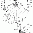 YFZ 350 ТОПЛИВНЫЙ БАК