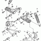 BIG BEAR 4WD YFM350FWB Front suspension - wheel
