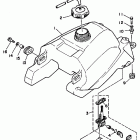 BIG BEAR 4WD YFM350FWW ТОПЛИВНЫЙ БАК