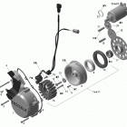 DS 450 CE STD & X (3F9D,3G9D) Магнето и стартер