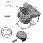 DS 450 EFI Cylinder and piston