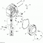 DS 90 X Crankcase, right