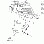 YT 125 БОКОВАЯ КРЫШКА