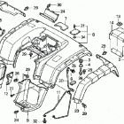 TRX350TM Rear fender (1)