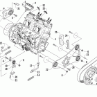 M1000 SP Вариатор и опора двигателя