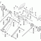 TZ1 TURBO LXR Задняя подвеска , задний Амортизатор (tlusg / tlosg)