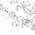 TZ1 Touring Вал привода трака