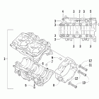 Crossfire 600 SP EFI INT Блок цилиндров