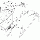 F1000 EFI LXR Задний бампер, багажник и задний фонарь