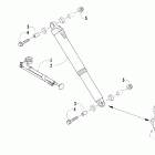 Jaguar Z1 Shock absorber assembly (international black)