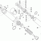 Jaguar Z1 Front suspension shock absorber (international black)