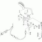 Z 570 Reverse shift lever assembly (lx)
