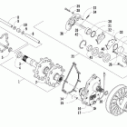 Crossfire 600 EFI SP Drive train and brake assemblies