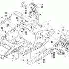 Crossfire 700 EFI IPM Передняя рама и подножки