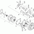 Firecat 700 Drive train and brake assemblies