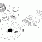 Firecat 700 EFI Глушитель впуска
