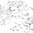 T660 Turbo Touring Headlight, instruments, and wiring assemblies (le / inte...