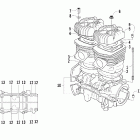 Z 440 LX Картер и блок цилиндр
