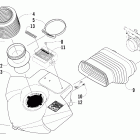 Firecat 700 EFI SP Глушитель впуска