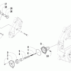 Mountain Cat 570 Dropcase chain tension assembly (optional)