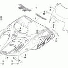 ZR 900 EFI SP Капот и ветровое стекло