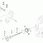 Mountaincat 800 EFI Dropcase chain tension assembly (optional)