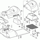 Pantera 600 EFI Топливный бак и сидение