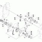 Z 570 Drive / reverse dropcase assembly (esr)