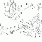 Z 570 Dropcase and chain tension assembly (esr)