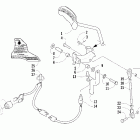 ZL 550 Reverse shift lever assembly (esr)