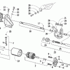 ZL 550 Flex-drive starter motor assembly (esr)