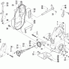 ZL 600 EFI SS Dropcase and chain tension assembly (esr)