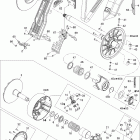 MX Z Renegade 600 H.O. E-TEC 05- pulley system 600ho