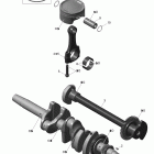 MX Z TNT 1200 4-TEC Коленвал и поршни