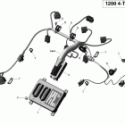 MX Z TNT 1200 4-TEC Жгут проводов и электрический блок