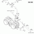 GTX SPORT 600 HO SDI Корпус дросселя