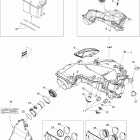 MX Z RENEGADE X 600HO SDI 02- air intake system 600ho sdi