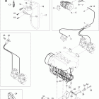 Skandic SUV 550F 01- engine and engine support 500f