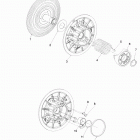 Skandic SUV 550F 05- driven pulley 550f